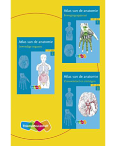 Atlas vd anatomie delen 1,2,3 in cassette